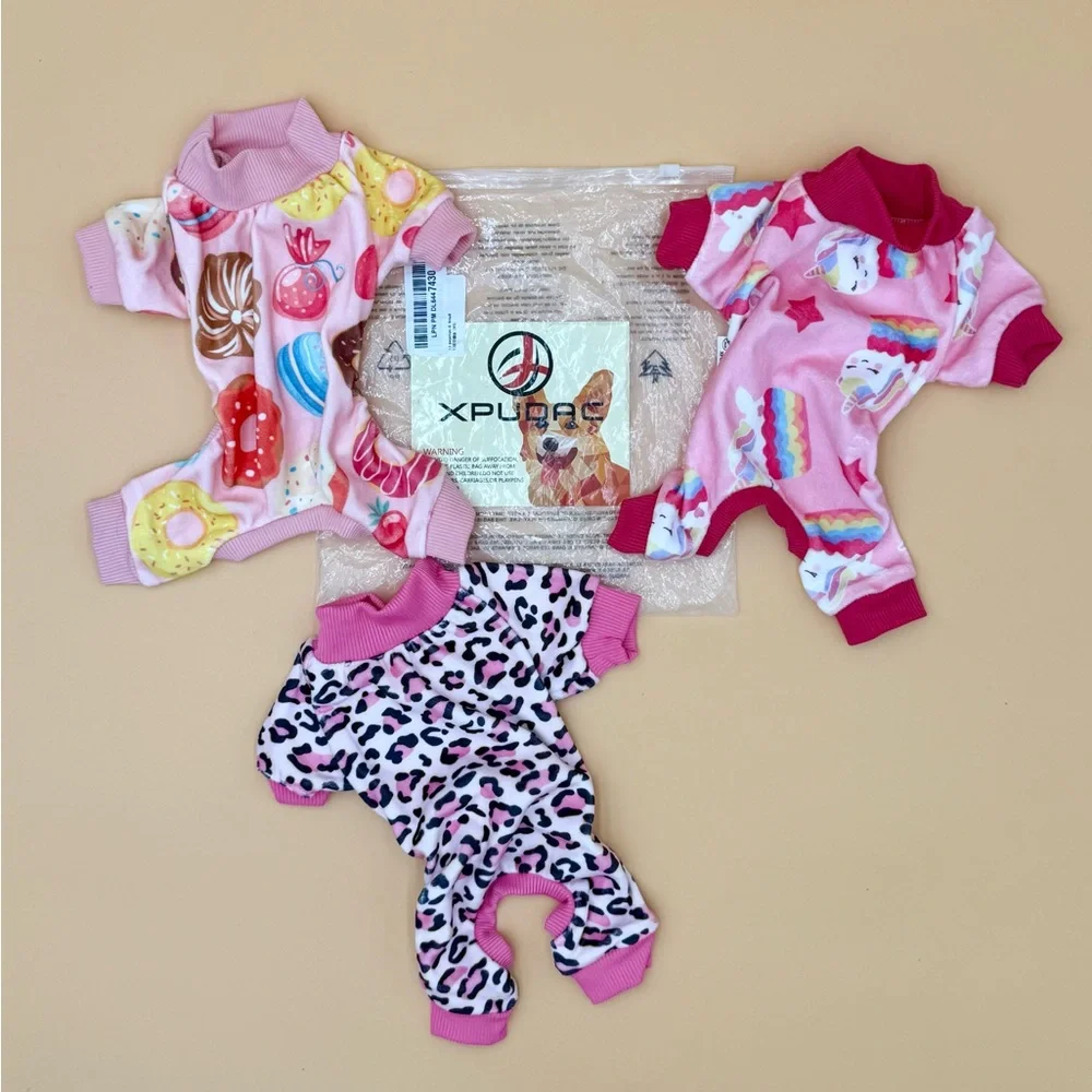 Dog Pajamas Soft Strechy New in‎ bag ships next day Size XS